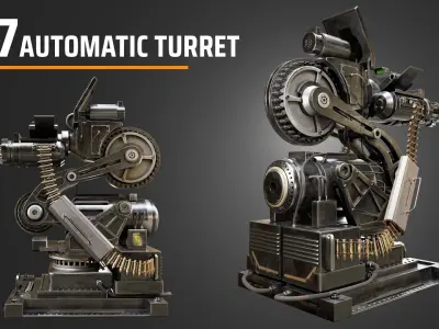 Auto Turret 3D model