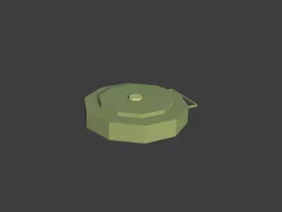 Measurement Tape Free low-poly 3D model