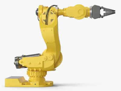  Industrial Robot with Gripper 