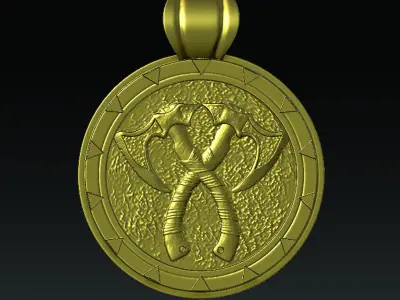 Sail Medallion  3D print model