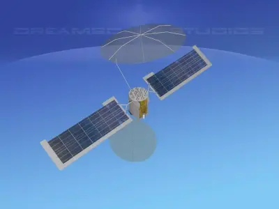 COMSAT MUOS Satellite 3D model purchase