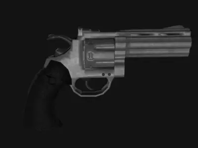 Revolver 3D 3D model