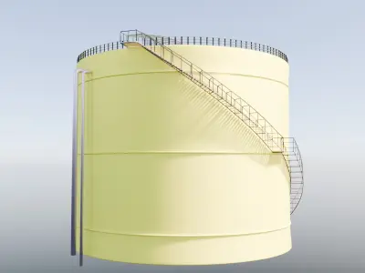 FUEL SILO 3D model