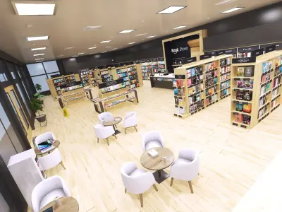 Book Store 3D model