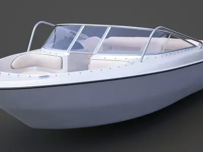 Motor Boat 05 3D model