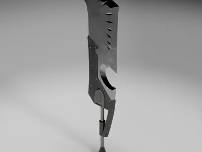 Espada Munster Hunter Low-poly 3D model