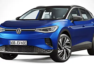 2021 Volkswagen ID 4 3D model