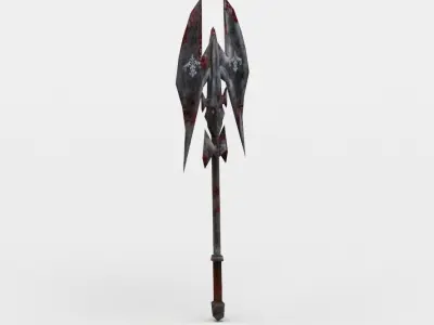 Axe sword Low-poly 3D model