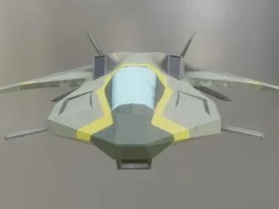 Aegis P5G Gladius Low Poly 3D print model