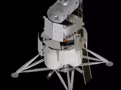 National Team Integrated Lander Vehicle 3D model