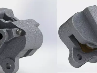 Wilwood PS-1 Brake caliper Free 3D model
