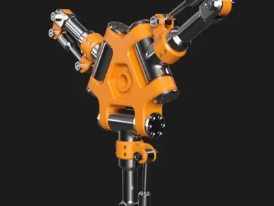 Subdivision-Ready Mechanical Details Kit-Bash VOL02 3D model