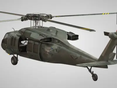 UH-60 Black Hawk 3D model buy