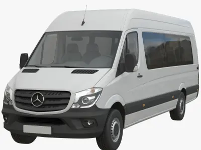 Mercedes-Benz Sprinter 2015 MiniBus L4H2 3D model
