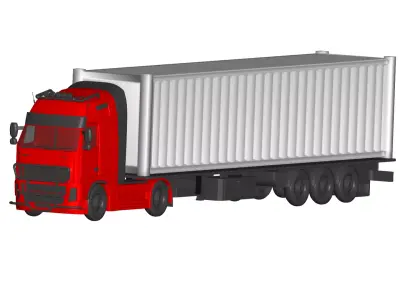 Volvo FH12 3D model by truck-3d