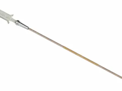 Spear 04 Low-poly 3D model