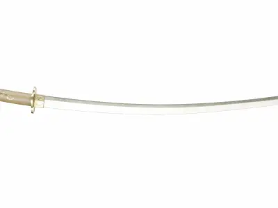 Tachi japanese samurai sword 3D model