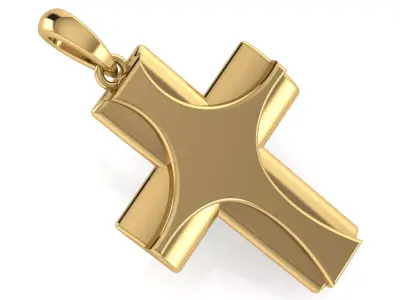 CROSS PENDANT CR213 3D print model
