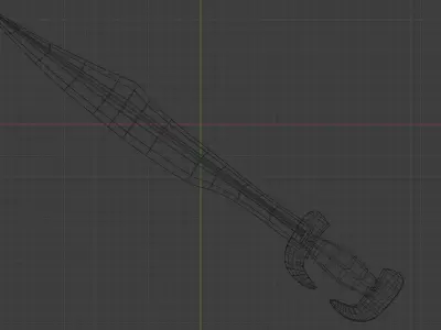 Basic Sword Low-poly 3D model buy