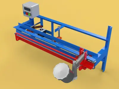 AUTOMATIC PAINT SPRAYING MACHINE SPRAYER COATING AIRBRUSH TOOL 3D model