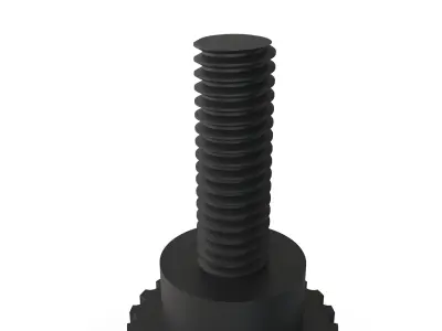 Knurled screws 3D print model