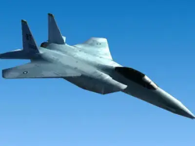 F15 Airfighter Low-poly 3D model