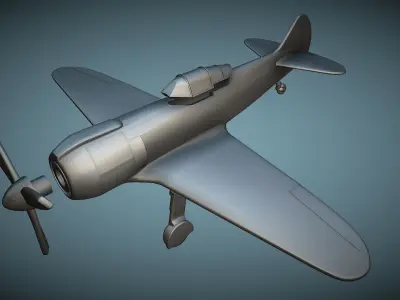 Lavochkin La-5FN - 3D Printable Model 3D print model