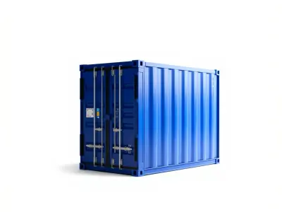 Shipping Container D Model Pack for Game and Film Production Low-poly 3D model
