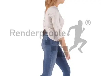 Melanie Animated 004 Walking