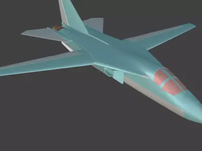 TFX Grumman  F-111B 3D print model