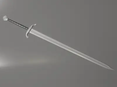 The Concept of classic swords Free low-poly 3D model