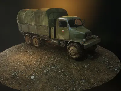 Game Ready Praga V3S  3D model