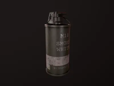 GRENADE M 18 Low-poly 3D model