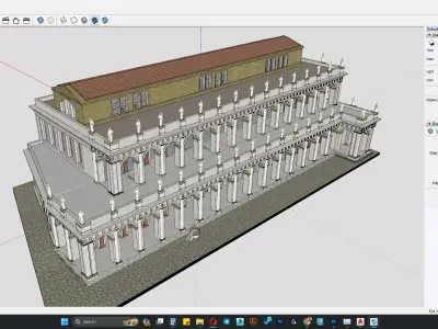 temple model 3D model