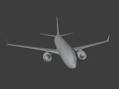 BOEING 737 MAX 8 READY FOR 3D PRINTING 3D print model