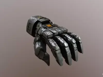 Robotic hand Free 3D model