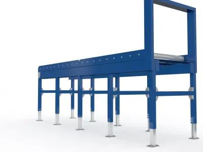 Conveyor for Warehouse 3D model