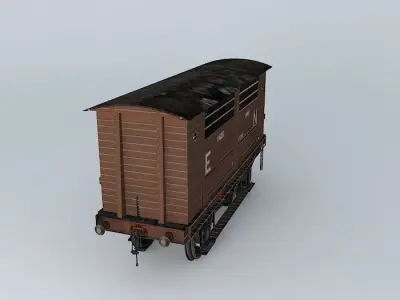 CATTLE BOX No. 156203 Free 3D model
