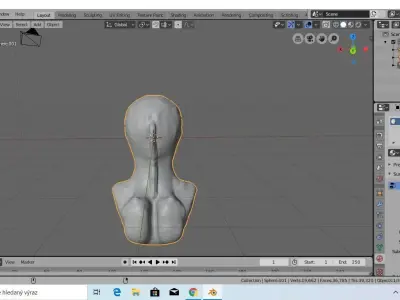 SciFi Bust 3D model