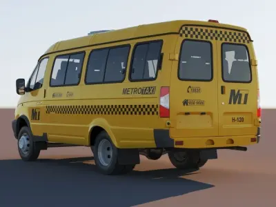 Gazelle 2705 Commuter Taxi 3D model