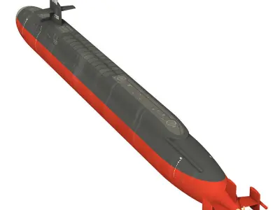 Ohio Class Submarine 3D model