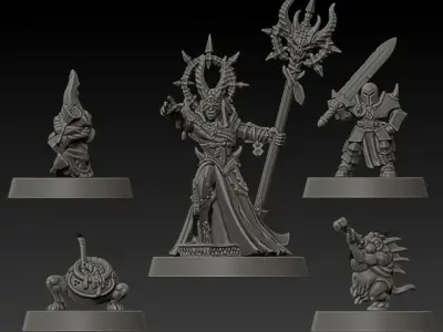  MIBYLLORR DARKFANG  3D print model
