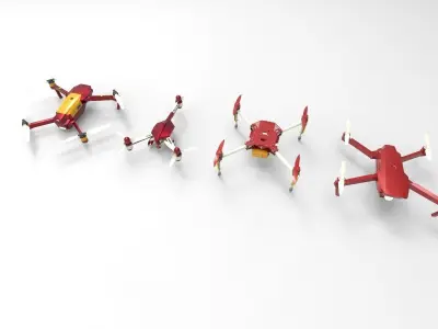 Drone 4 type A 3D model