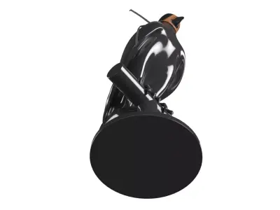 Falcon Dummy with Leather Hood 3D model purchase
