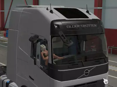 Pensativa  Companion mod for ETS2 Low-poly 3D model