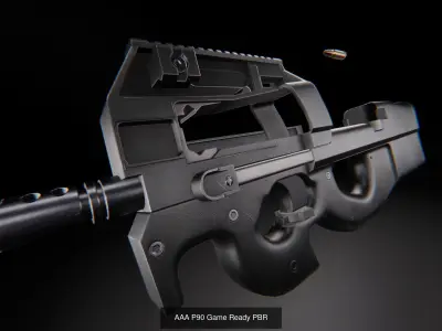 AAA SMG Pack Game Ready PBR Lowpoly