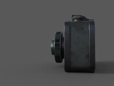 Camera Obscura Low-poly 3D model