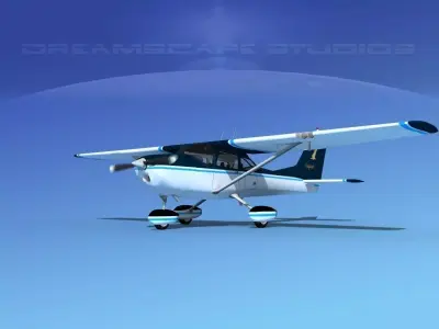 Cessna 172 Skyhawk 1967 V05 3D model