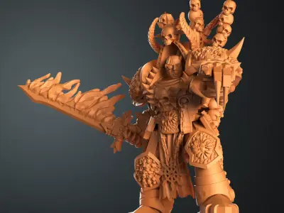 Traitor Heavy Champion 3D print model