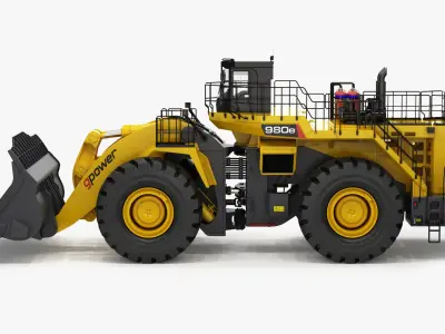Mining Wheel Loader Generic v1 3D model